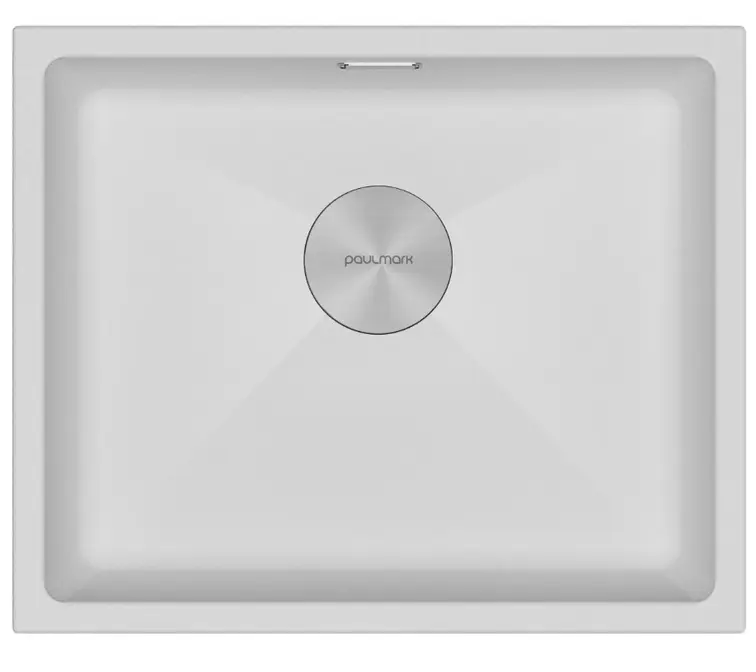 Мойка Paulmark LUMI 55UNI LU55-WH белый фото 1 Мойка Paulmark LUMI 55UNI LU55-WH белый фото 1