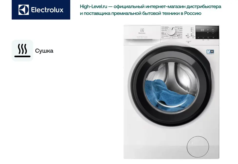 Стиральная машина с сушкой Electrolux EW7W2682E фото 6