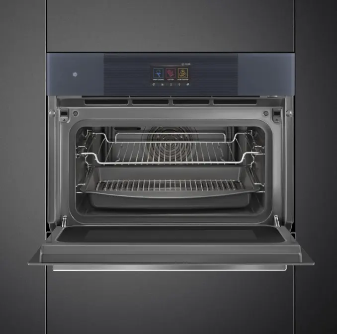Компактный дух.шкаф с функцией пароварки SMEG SO4104APG фото 4