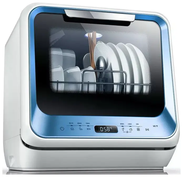 Отдельностоящая посудомоечная машина Midea MCFD 42900 BL MINI фото 1