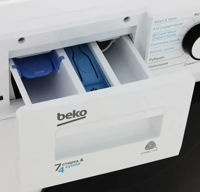 Стирально-сушильная машина Beko WDB7425R2W фото 6