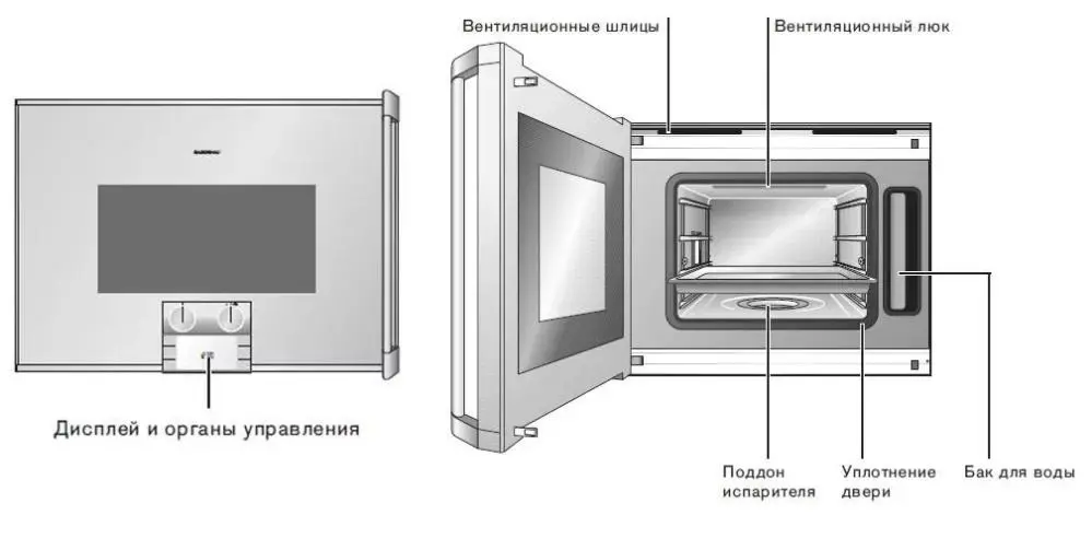 Духовой шкаф-пароварка Gaggenau BS 224-110 фото 2 Духовой шкаф-пароварка Gaggenau BS 224-110 фото 2
