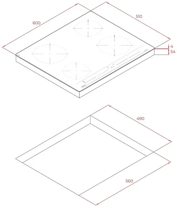 Индукционная стеклокерамич. панель Teka IZC 64010 MSS BLACK фото 10