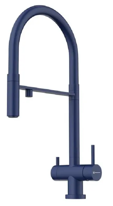 Смеситель Omoikiri Kanto-IB латунь/Indigo blue фото 1 Смеситель Omoikiri Kanto-IB латунь/Indigo blue фото 1