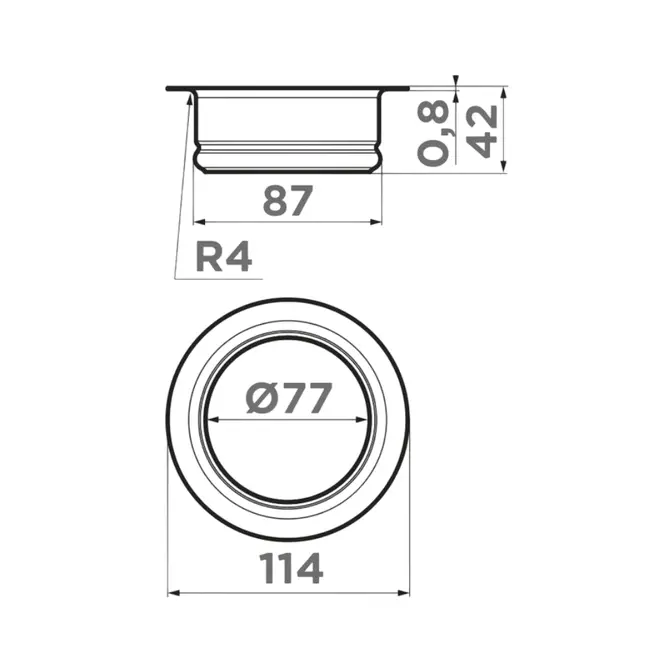 Сменная горловина для измельчителя Nagare Slim Omoikiri NA-02-GB (арт.4956757) фото 5