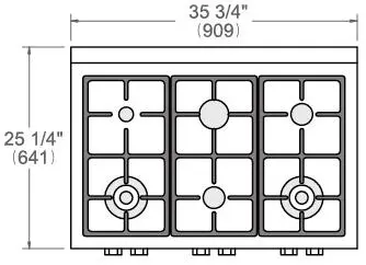 Настольная варочная панель Bertazzoni RT366PROX фото 4