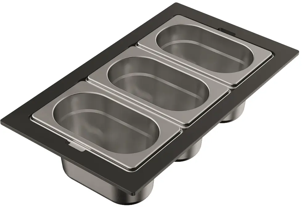 Контейнер Omoikiri DC-04-3-IN нержавеющая сталь фото 3