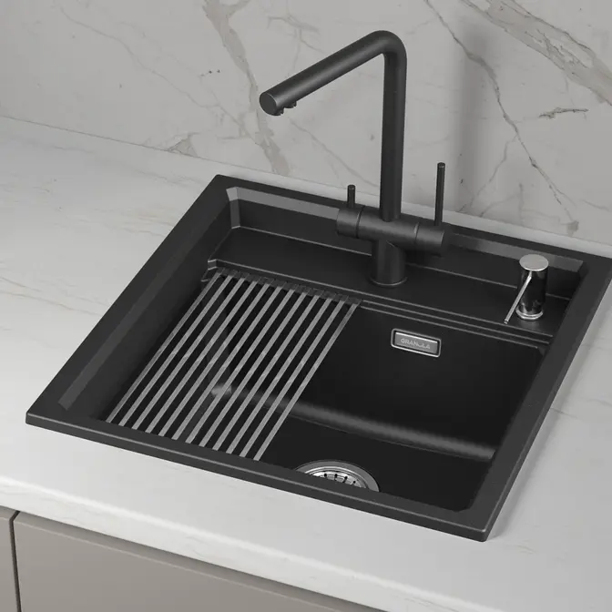 Мойка GRANULA Kitchen Space 5002i, ШВАРЦ фото 2 Мойка GRANULA Kitchen Space 5002i, ШВАРЦ фото 2
