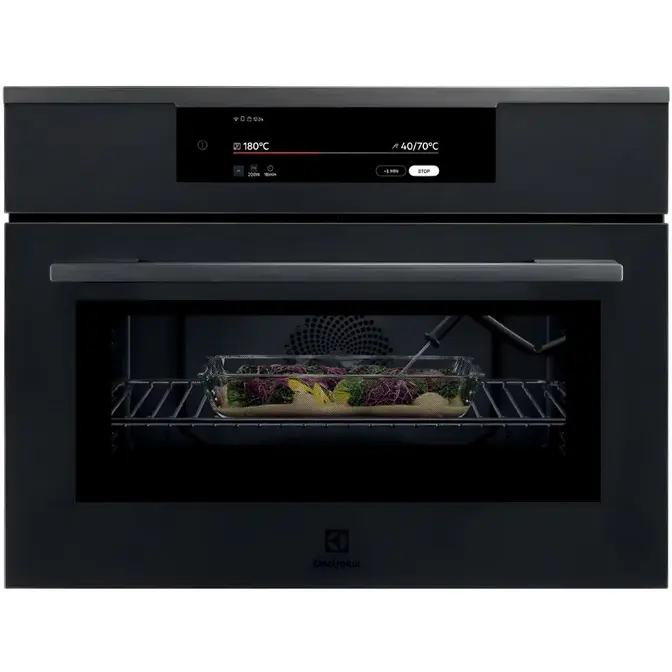 Компактный духовой шкаф с функцией СВЧ Electrolux KVLAE2ST фото 1