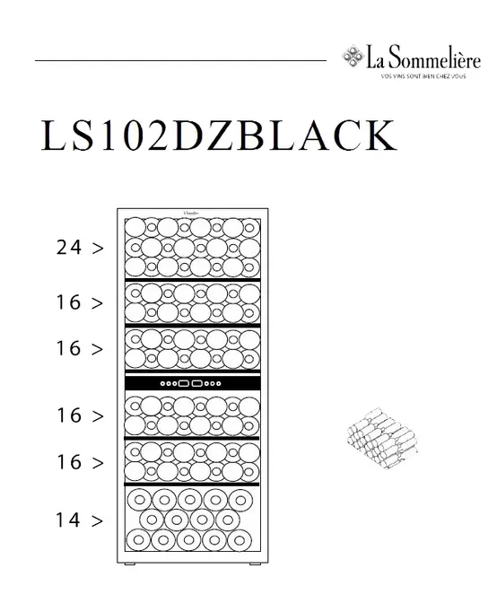 Винный холодильник LaSommeliere LS102DZBLACK фото 13 Винный холодильник LaSommeliere LS102DZBLACK фото 13