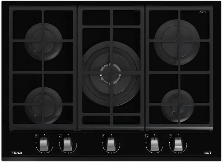 Газовая панель Teka GZC 75330 XBN NIGHT RIVER BLACK фото 2