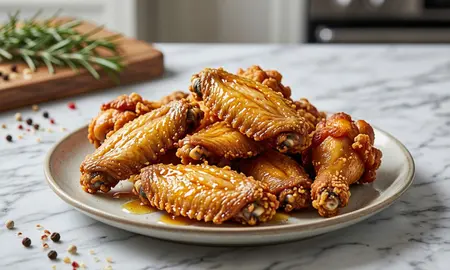Куриные крылышки в панировке в духовке хрустящие: пошаговый рецепт