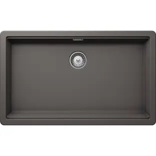 Мойка SCHOCK  Greenwich 80  Cristadur (подстольный монтаж) серебристый камень фото 1