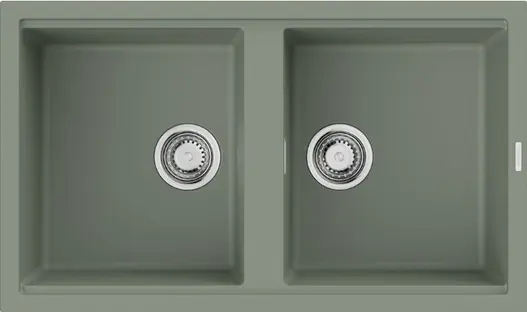 Мойка Kitagawa 86-2-WG Artceramic/wind green (арт.4993731)