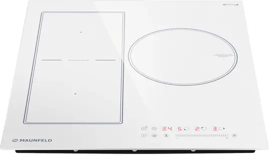 Индукционная стеклокерамич. панель MAUNFELD CVI453SBWH Inverter фото 2