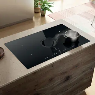 Индукционная стеклокерамич. панель с вытяжкой Elica NIKOLATESLA SWITCH GLOW EVO BL/A/83 фото 2