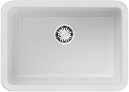 Мойка Omoikiri Torishima 67-U/I-WH Glossy Natceramic/белый фото 1