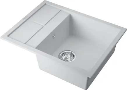 Кухонная мойка OMOIKIRI Sumi 65A-WH Artceramic/белый фото 2