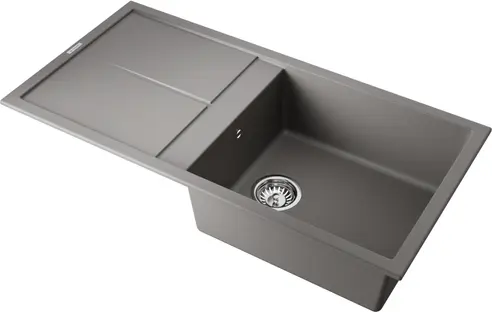 Кухонная мойка OMOIKIRI Sumi 100A-GR Artceramic/Leningrad grey фото 2
