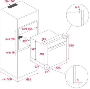 Духовой шкаф Teka HBB 720 WH фото 2