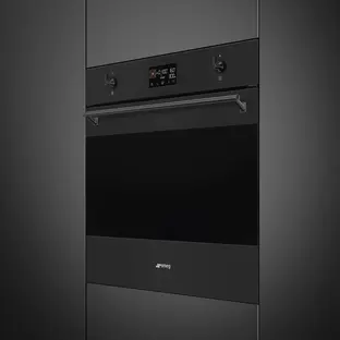 Духовой шкаф с функцией СВЧ SMEG SO6302M2N фото 2