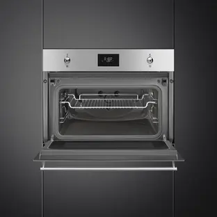 Компактный дух.шкаф с функцией СВЧ SMEG SO4301M0X фото 3