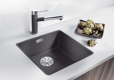 Мойка Blanco SUBLINE 400-F отводная арматура InFino® Мойка Blanco SUBLINE 400-F отводная арматура InFino®
