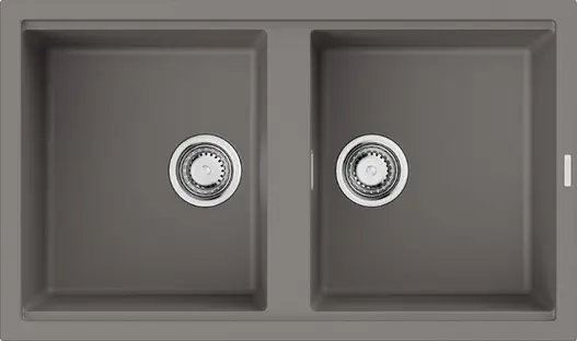 Мойка Kitagawa 86-2-GR Artceramic/Leningrad grey(арт.4993491)