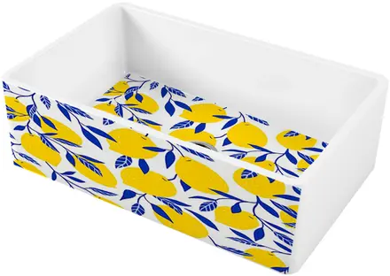 Кухонная мойка OMOIKIRI Mikura 76-Lemon Natceramic/white (арт.4993020)