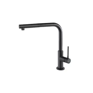 Смеситель Falmec TREVI CORNER MATT BLACK (однорычажный, матовый чёрный)