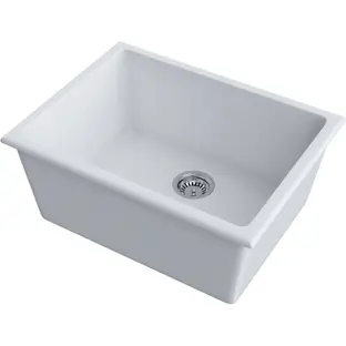 Мойка Omoikiri Okinoshima 61-U/I-WH Natceramic/белый фото 2 Мойка Omoikiri Okinoshima 61-U/I-WH Natceramic/белый фото 2