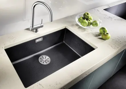 Мойка Blanco SUBLINE 700-U SILGRANIT отводная арматура InFino® Мойка Blanco SUBLINE 700-U SILGRANIT отводная арматура InFino®