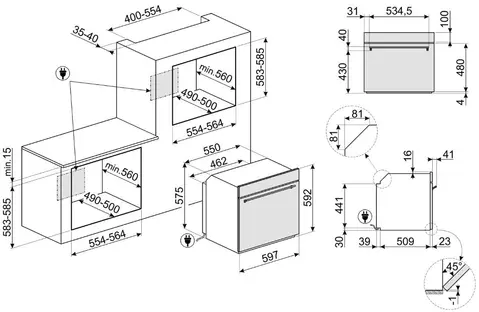 Духовой шкаф  SMEG SO6301TX фото 3