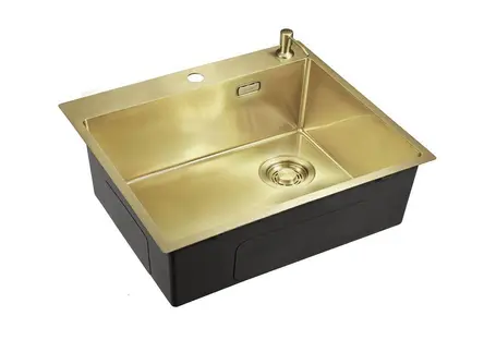 Мойка Emar EMB-560(TOP) PVD Matt Gold фото 1