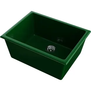 Мойка Omoikiri Okinoshima 61-U/I-RG Matt Natceramic/royal green фото 2