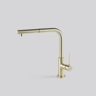 Смеситель Falmec TREVI CORNER MTRC.00#PGF/PVD BRUSHED PALE GOLD/ фото 1