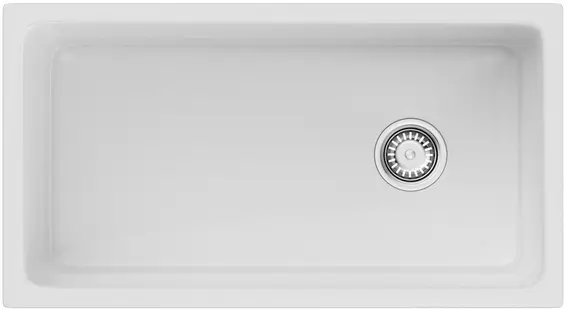 Мойка Omoikiri Tokara 88-U/I-WH Glossy SIDE Natceramic/белый фото 1
