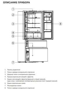 Холодильник Korting KNFF 80307 SI GN фото 3