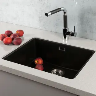 Мойка SCHOCK  Soho 60 (N-100) Cristadur 550x430 (подстольный монтаж) магма фото 2