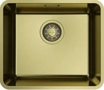 Кухонная мойка OMOIKIRI Omi 43-U/I-LG Ultra Mini нерж.сталь/светлое золото