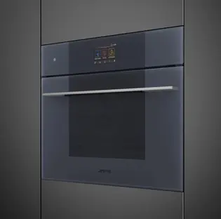 Компактный дух.шкаф с функцией пароварки SMEG SO4104APG фото 2