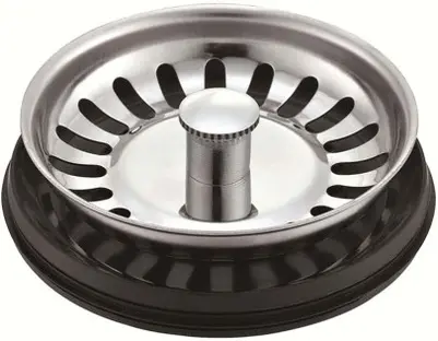 Металическое ситечко для вставки в горловину Bone Crusher LB9143-CP хром фото 1