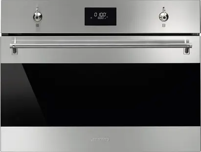 Компактный дух.шкаф с функцией СВЧ SMEG SO4301M0X фото 1