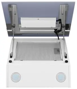 Вытяжка Maunfeld MEDWAY 50 Glass White/Stripe Inox фото 3