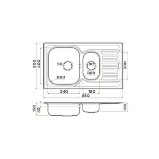 Кухонная мойка OMOIKIRI Kashiogawa 86-2-IN(арт.4993454) фото 2