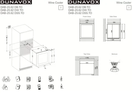 Винный холодильник Dunavox DAB-25.62DSS.TO фото 3