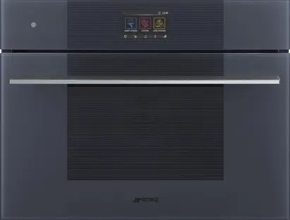 Компактный дух.шкаф с функцией пароварки SMEG SO4104APG фото 1
