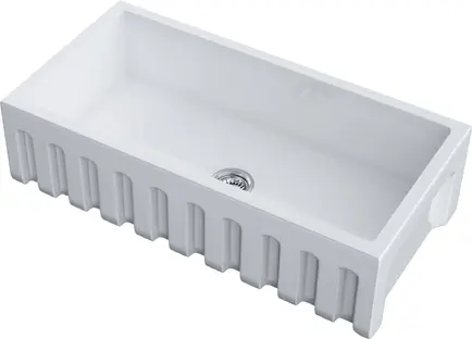 Кухонная мойка OMOIKIRI Mikura 91-WH Glossy Natceramic/белый (арт.4993260) фото 2
