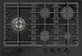 Газовая панель Fulgor Milano FCLH 755 G T WK BK