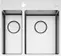 Мойка Falmec GARDA DOPPIA 18-31 CM INOX (FLUSH/TOPMOUNT) Мойка Falmec GARDA DOPPIA 18-31 CM INOX (FLUSH/TOPMOUNT)